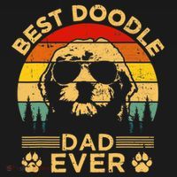 Best Doodle Dad Ever Fathers Day Funny Goldendoodle Dog Gift Tank Top thumb 6