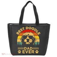 Best Doodle Dad Ever Fathers Day Funny Goldendoodle Dog Gift Tote Bag thumb 0