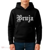Bruja Dia De Muertos Mexican Kids Hoodie thumb 4