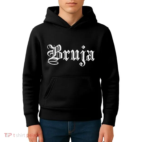 Bruja Dia De Muertos Mexican Kids Hoodie