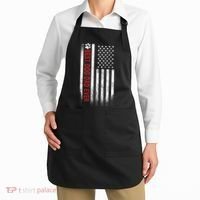 Best Dog Dad Ever American Flag Apron thumb 2