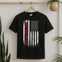 Best Dog Dad Ever American Flag T-Shirt thumb 2