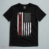 Best Dog Dad Ever American Flag T-Shirt thumb 5