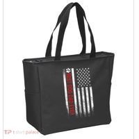 Best Dog Dad Ever American Flag Tote Bag thumb 2