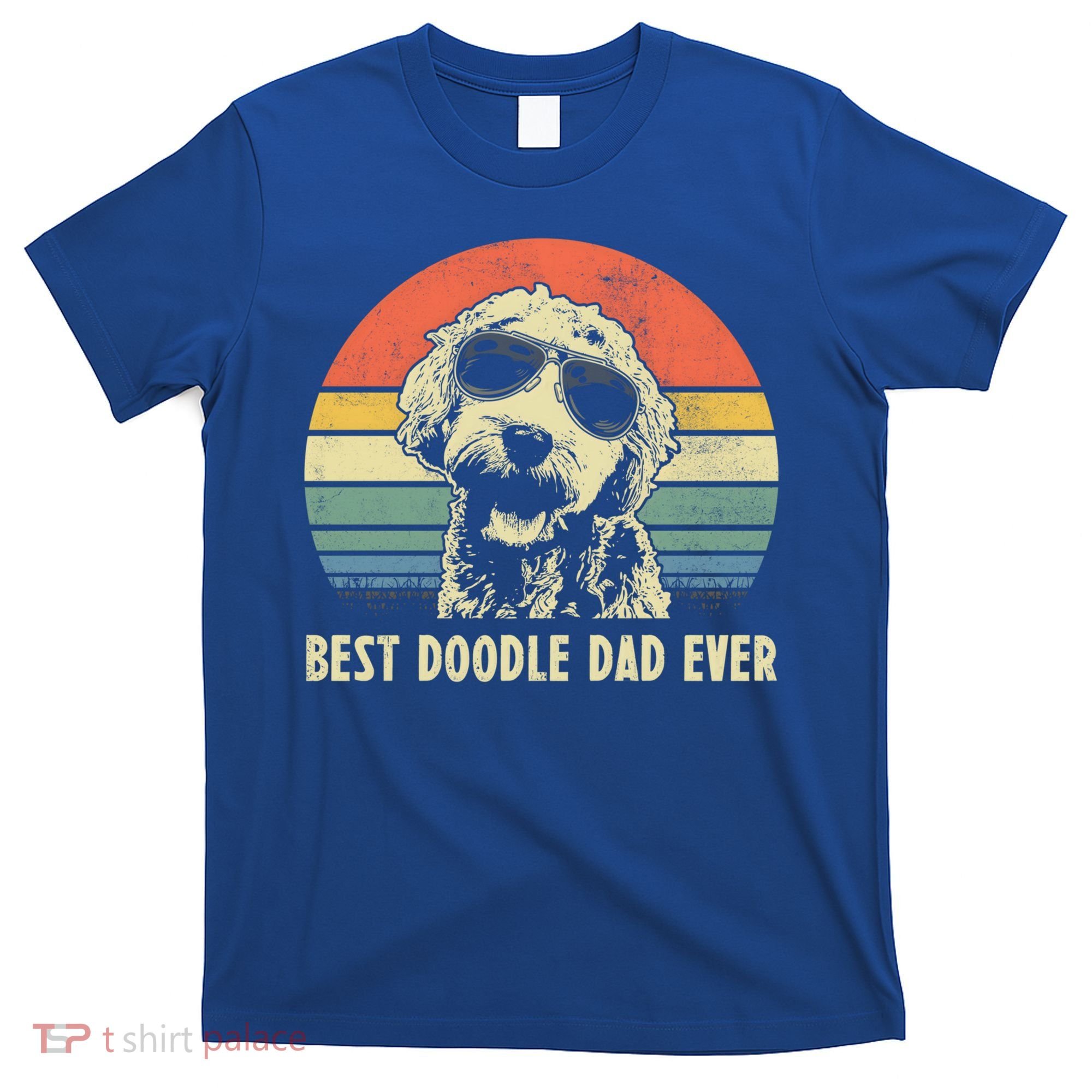 Best Doodle Dad Ever Funny Goldendoodle Dad Vintage Funny Gift Cool Gift T-Shirt