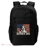 Best Dog Dad Ever American Flag Berner Dad Backpack thumb 0