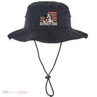 Best Dog Dad Ever American Flag Berner Dad Bucket Hat thumb 0