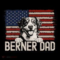 Best Dog Dad Ever American Flag Berner Dad Coffee Mug thumb 5