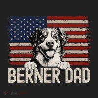 Best Dog Dad Ever American Flag Berner Dad Tumbler thumb 3