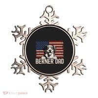 Best Dog Dad Ever American Flag Berner Dad Ornament thumb 0