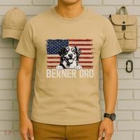 Best Dog Dad Ever American Flag Berner Dad T-Shirt thumb 6