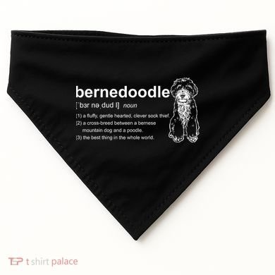 Bernedoodle Dog Definition Bernedoodle USA-Made Doggie Bandana