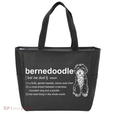 Bernedoodle Dog Definition Bernedoodle Tote Bag