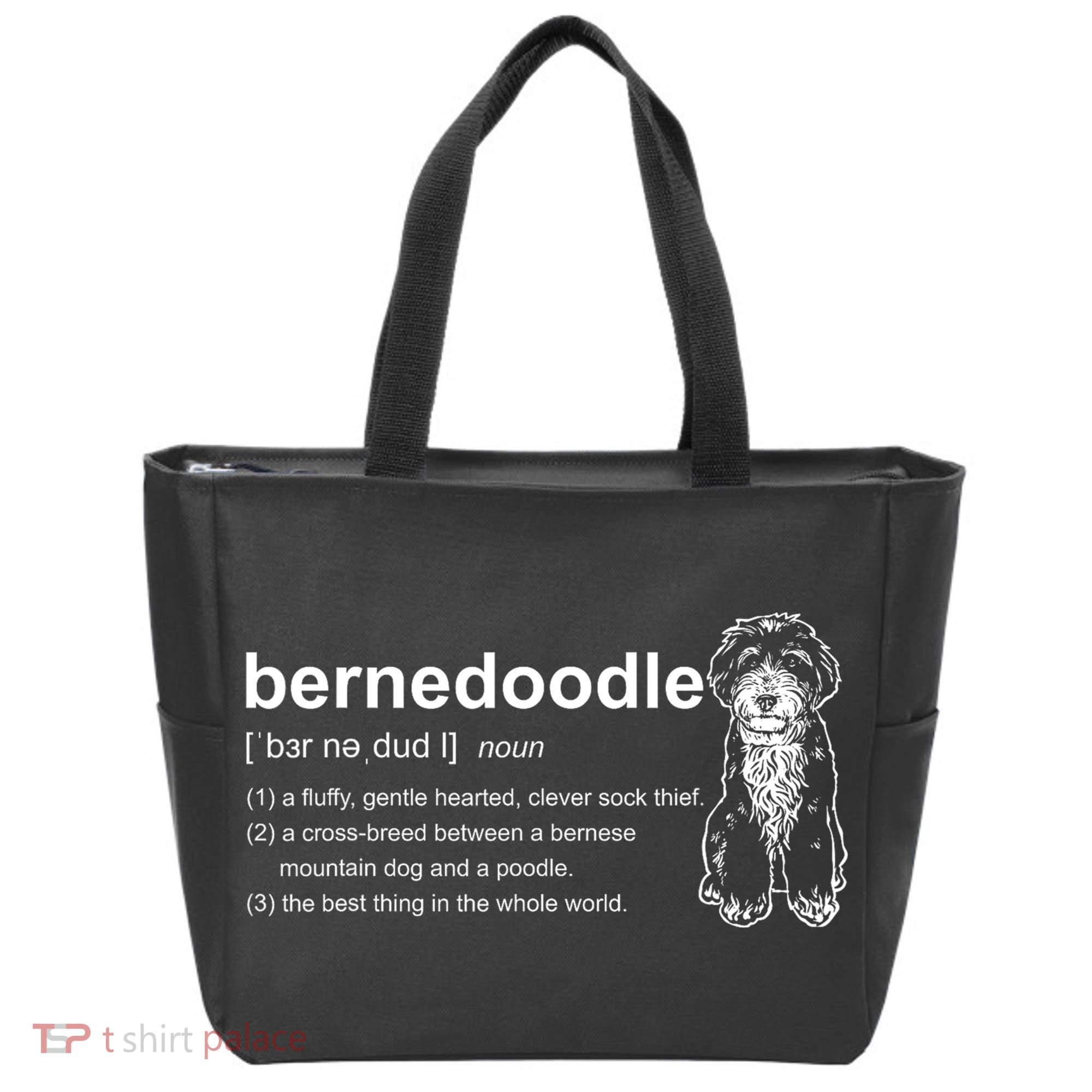 Bernedoodle Dog Definition Bernedoodle Tote Bag