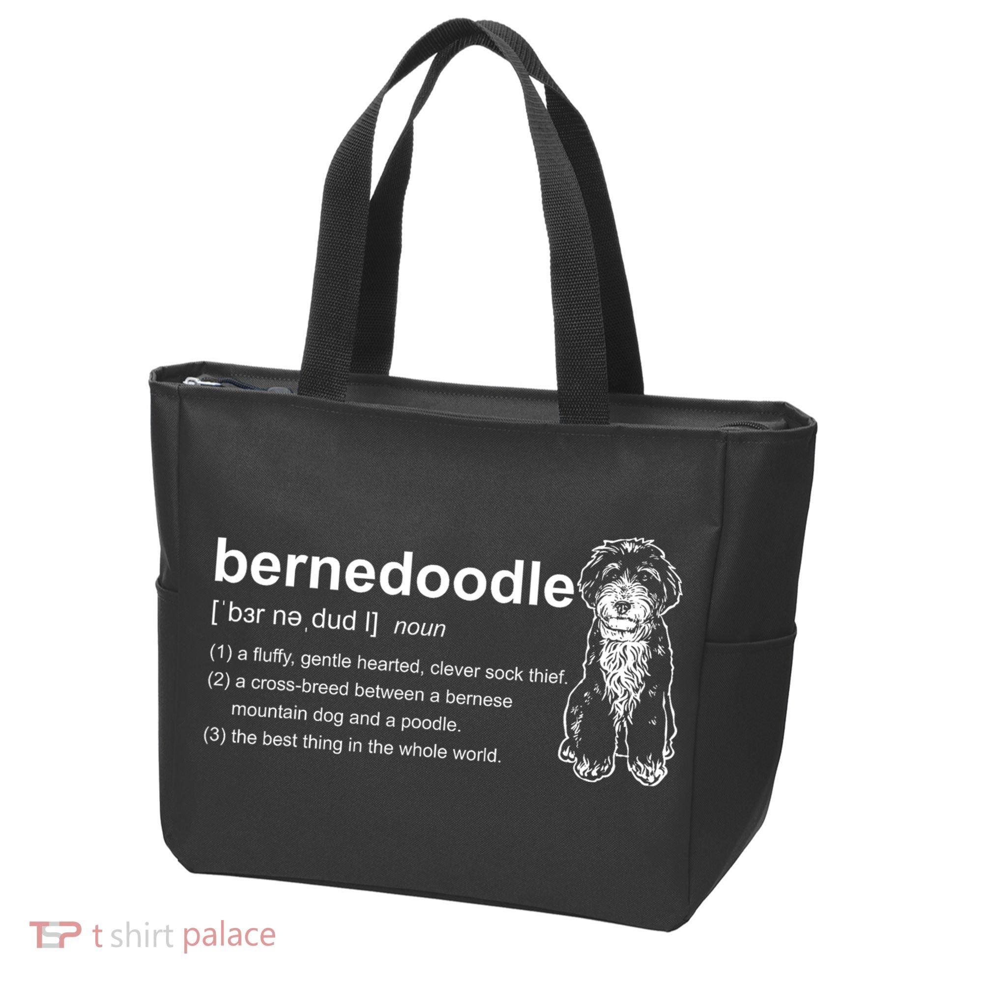 Bernedoodle Dog Definition Bernedoodle Tote Bag