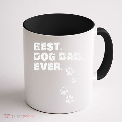 Best Dog Dad Ever Gift For Fathers Day Coffee Mug back