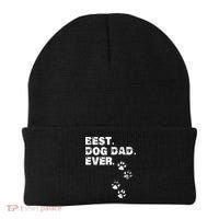 Best Dog Dad Ever Gift For Fathers Day Beanie thumb 0