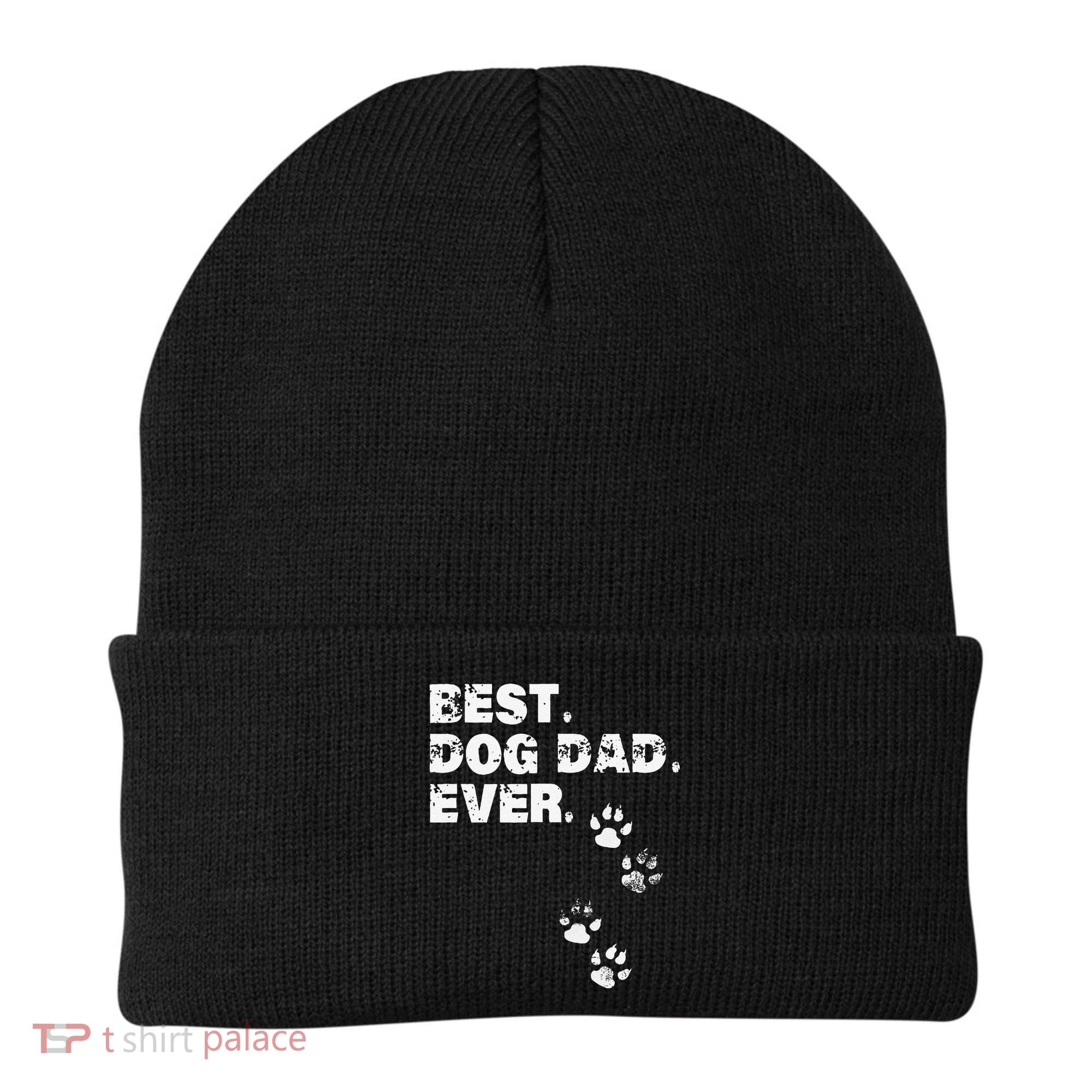 Best Dog Dad Ever Gift For Fathers Day Beanie