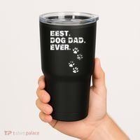 Best Dog Dad Ever Gift For Fathers Day Tumbler thumb 2