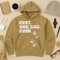 Best Dog Dad Ever Gift For Fathers Day Hoodie thumb 3