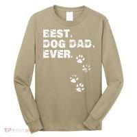 Best Dog Dad Ever Gift For Fathers Day Long Sleeve Shirt thumb 0