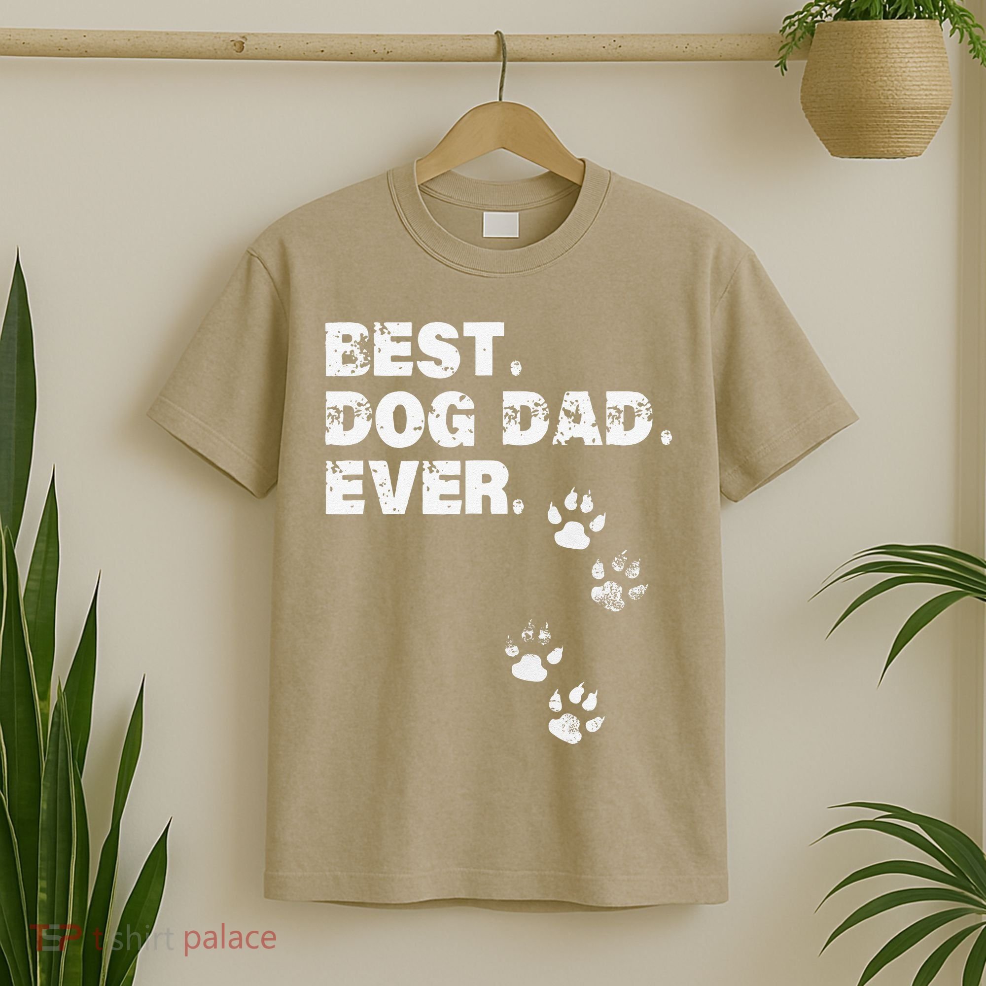 Best Dog Dad Ever Gift For Fathers Day T-Shirt