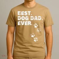 Best Dog Dad Ever Gift For Fathers Day T-Shirt thumb 3