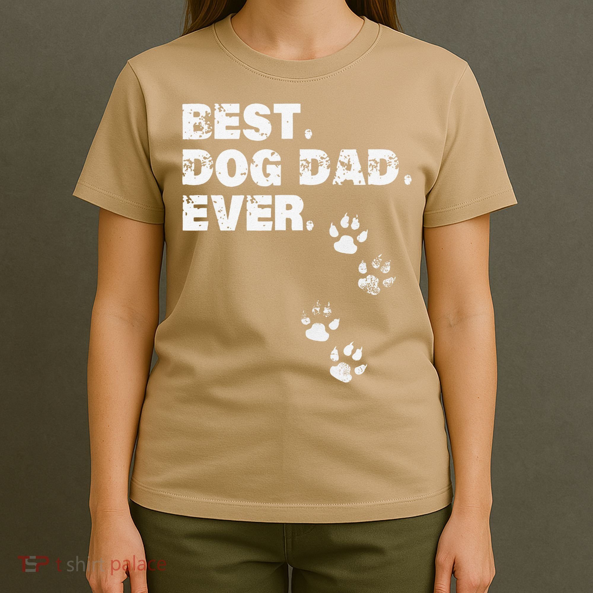 Best Dog Dad Ever Gift For Fathers Day T-Shirt