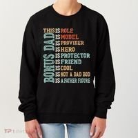 Bonus Dad Definition Is Not A Dad Bod ItS A Father Figure Great Gift Women's Sweatshirt thumb 0