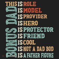 Bonus Dad Definition Is Not A Dad Bod ItS A Father Figure Great Gift Women's Sweatshirt thumb 2