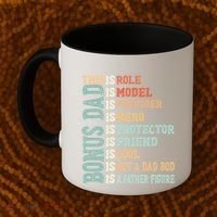 Bonus Dad Definition Is Not A Dad Bod ItS A Father Figure Great Gift Coffee Mug thumb 2