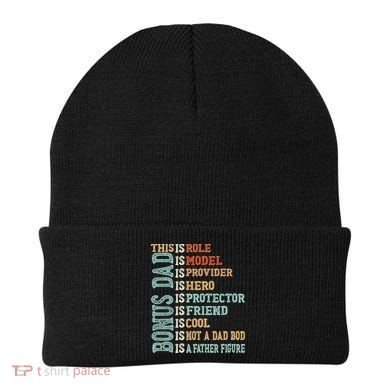 Bonus Dad Definition Is Not A Dad Bod ItS A Father Figure Great Gift Beanie