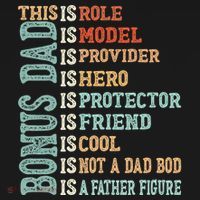 Bonus Dad Definition Is Not A Dad Bod ItS A Father Figure Great Gift Women's Hoodie thumb 2