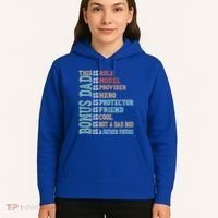 Bonus Dad Definition Is Not A Dad Bod ItS A Father Figure Great Gift Hoodie thumb 5