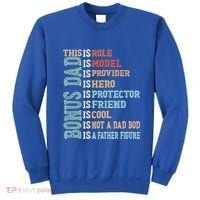 Bonus Dad Definition Is Not A Dad Bod ItS A Father Figure Great Gift Sweatshirt thumb 0