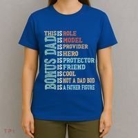 Bonus Dad Definition Is Not A Dad Bod ItS A Father Figure Great Gift T-Shirt thumb 4