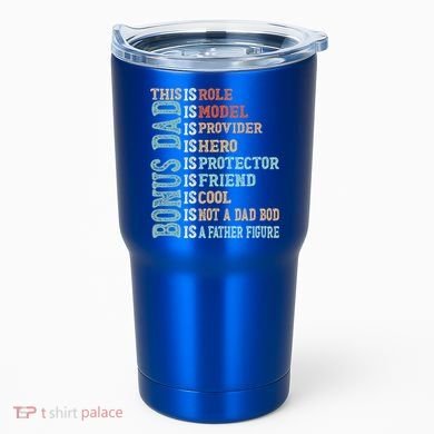 Bonus Dad Definition Is Not A Dad Bod ItS A Father Figure Great Gift Tumbler