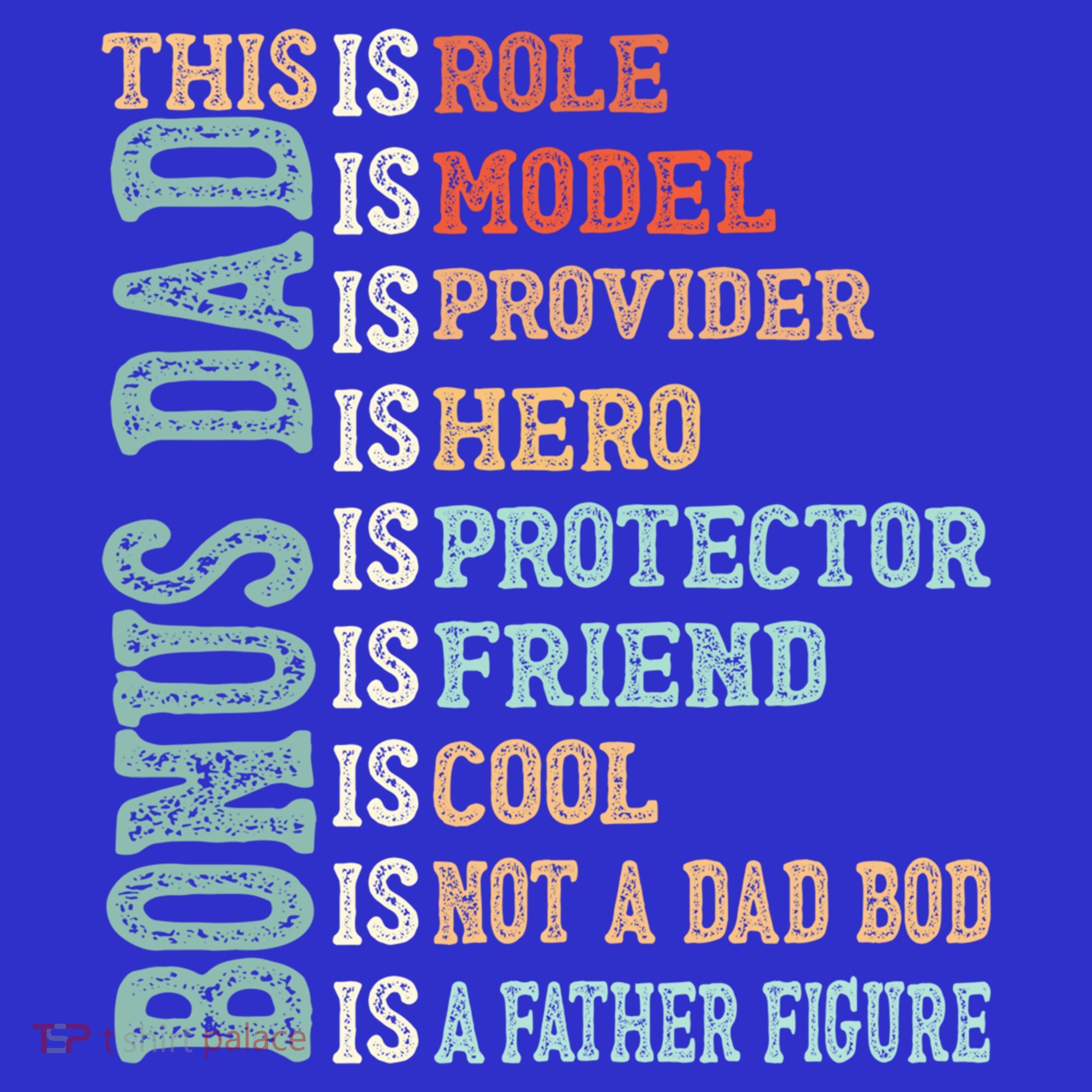 Bonus Dad Definition Is Not A Dad Bod ItS A Father Figure Great Gift Women's Tank Top