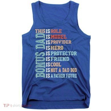Bonus Dad Definition Is Not A Dad Bod ItS A Father Figure Great Gift Tank Top