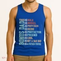 Bonus Dad Definition Is Not A Dad Bod ItS A Father Figure Great Gift Tank Top thumb 3
