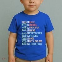 Bonus Dad Definition Is Not A Dad Bod ItS A Father Figure Great Gift Toddler T-Shirt thumb 2