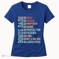 Bonus Dad Definition Is Not A Dad Bod ItS A Father Figure Great Gift Women's T-Shirt thumb 0