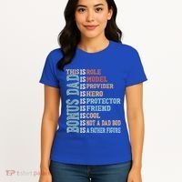 Bonus Dad Definition Is Not A Dad Bod ItS A Father Figure Great Gift Women's T-Shirt thumb 4