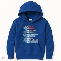 Bonus Dad Definition Is Not A Dad Bod ItS A Father Figure Great Gift Kids Hoodie thumb 0
