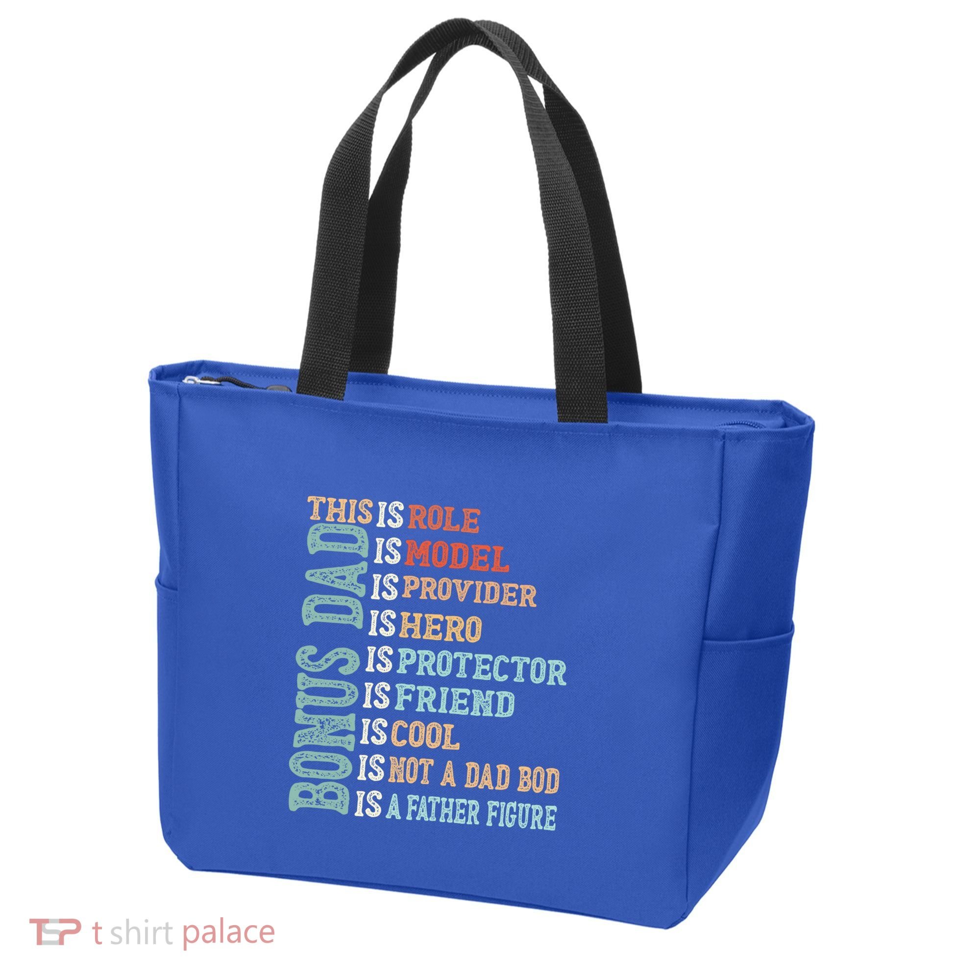 Bonus Dad Definition Is Not A Dad Bod ItS A Father Figure Great Gift Tote Bag