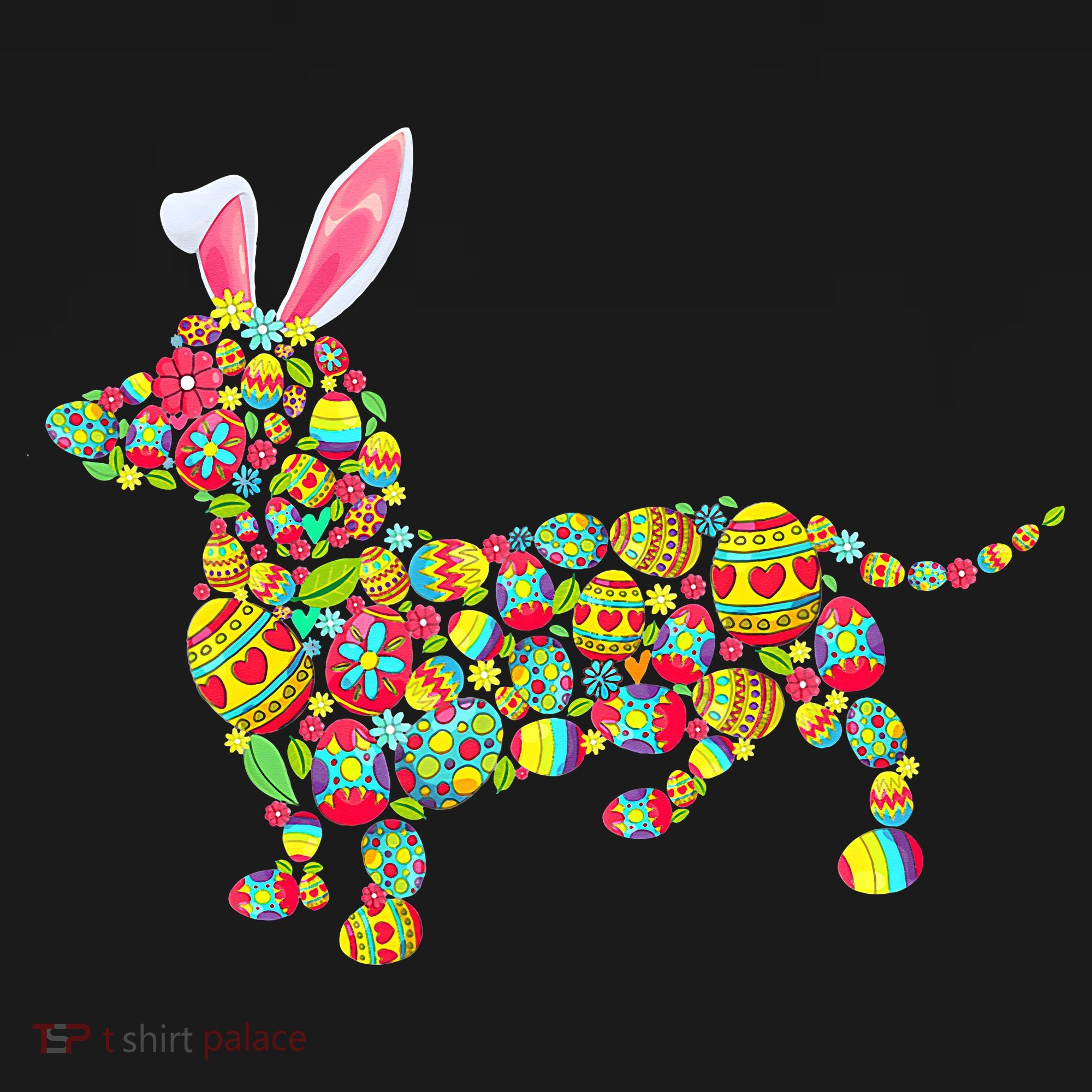 Bunny Dachshund Dog Shape Hunting Eggs Doggie Tank