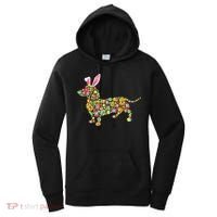 Bunny Dachshund Dog Shape Hunting Eggs Women's Hoodie thumb 0