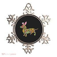 Bunny Dachshund Dog Shape Hunting Eggs Ornament thumb 0