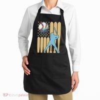 Baseball Drip Dripping Ice Cream Baseball American Flag Apron thumb 2