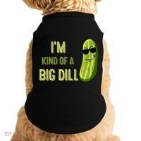 Big Deal Dill Pickle Funny Slogan Quote Doggie Tank thumb 0